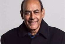 صورة الفنان الكبير أحمد بدير في اللون الازرق وقطر صغنطوط بنجاح متواصل في رمضان