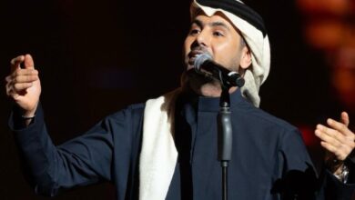 صورة فؤاد عبد الواحد يغني زفة الأمير تركي بن سلمان آل سعود بحفل زفافه بالرياض