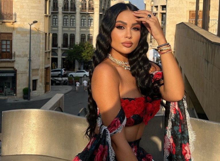 بفستان دانية الجندلي ، وبمجوهرات صممتها بنفسها … شيرين أبو العز كما لم تشاهدوها من قبل