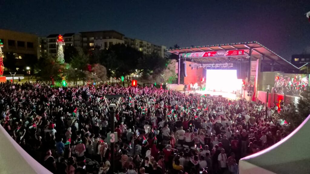 حضور جماهيري بالالاف في حفل صوت الاردن عمر العبداللات في مدينة دالاس